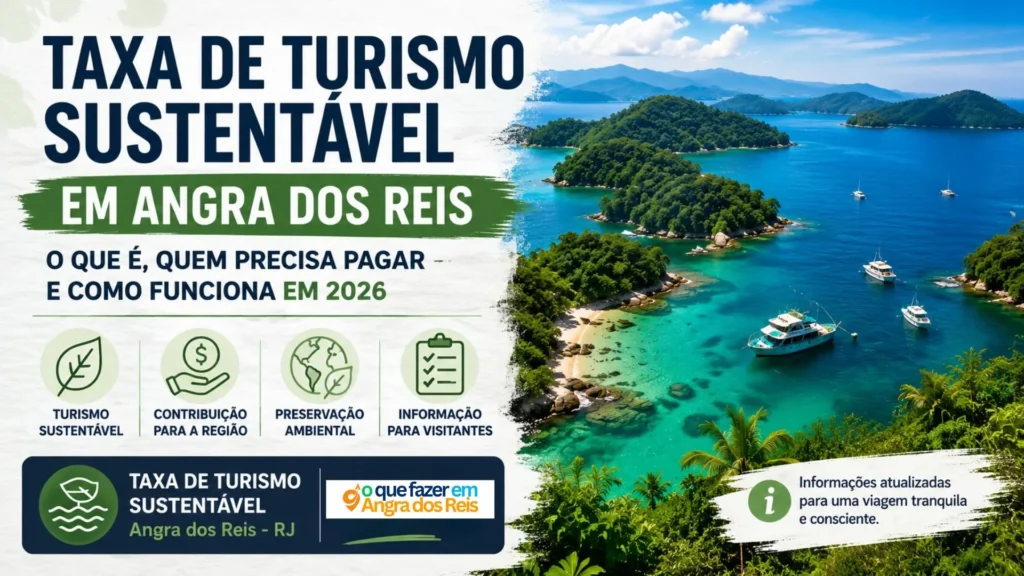 Taxa de Turismo Sustentável em Angra dos Reis: O Que é, Quem Precisa Pagar e Como Funciona em 2026